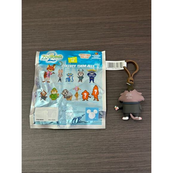Disney Zootopia 2 Figural Bag Clip Keychain CHASE - Mr. Big - Picture 2 of 2